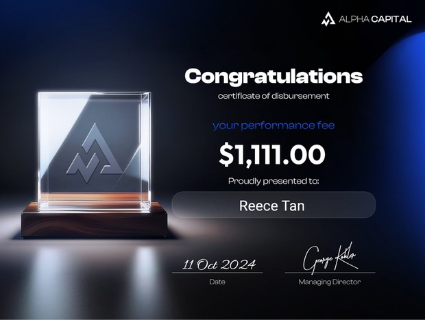 Verified payout
