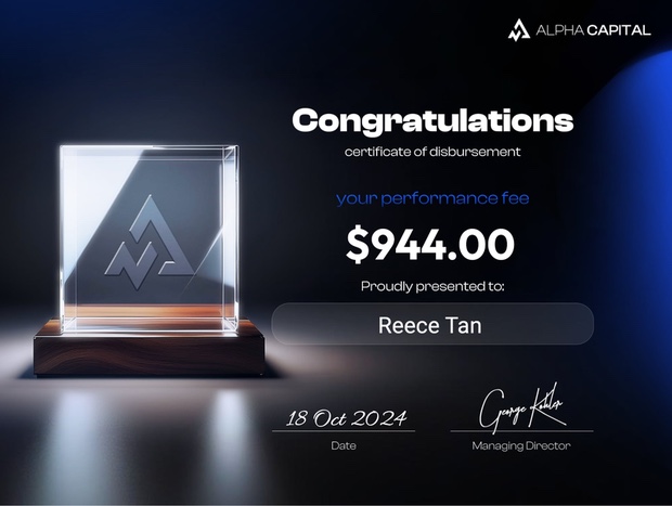 Verified payout