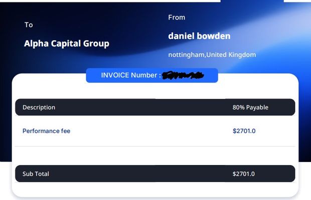 Verified payout